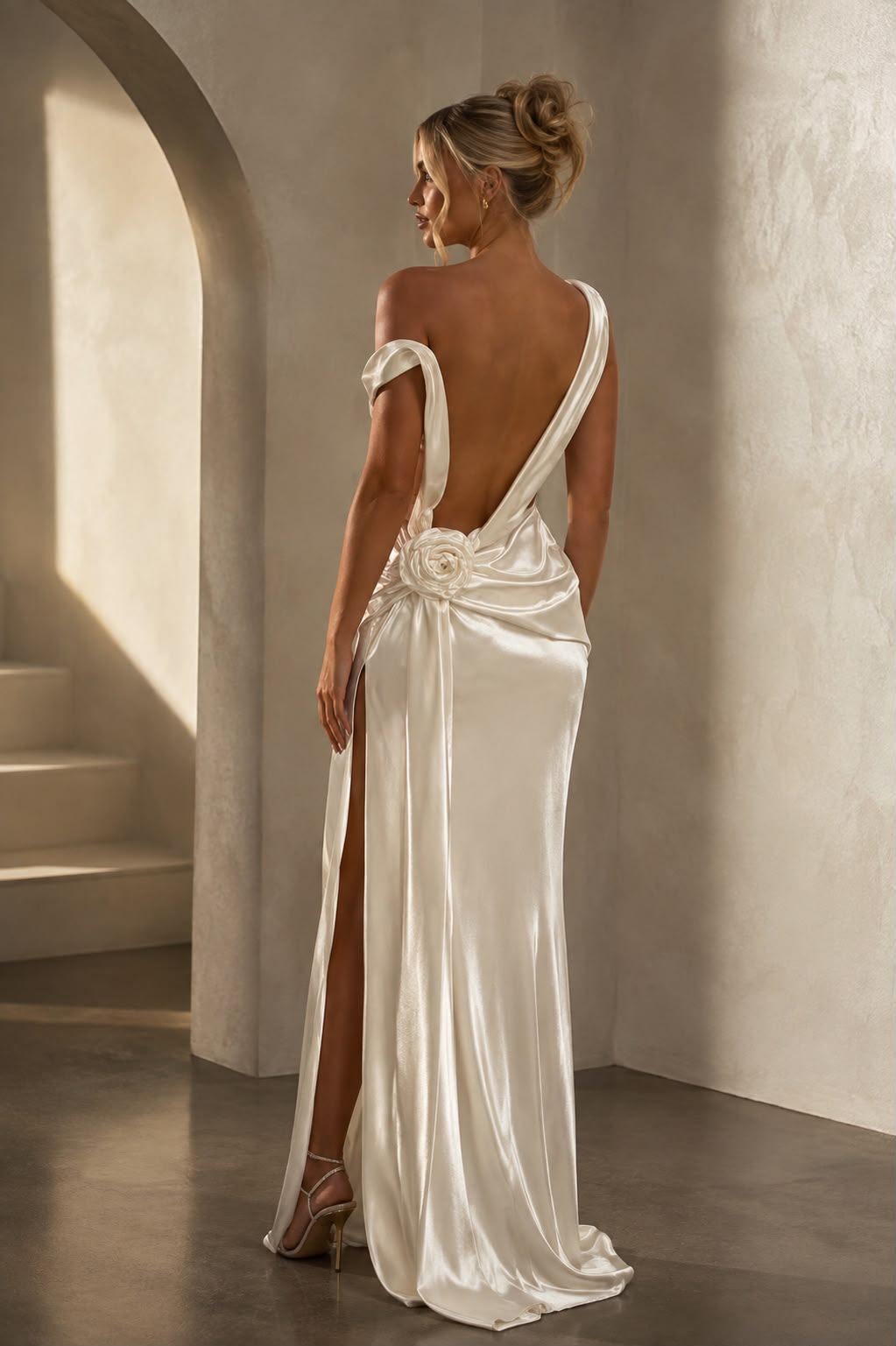 Vestido Largo Satinado