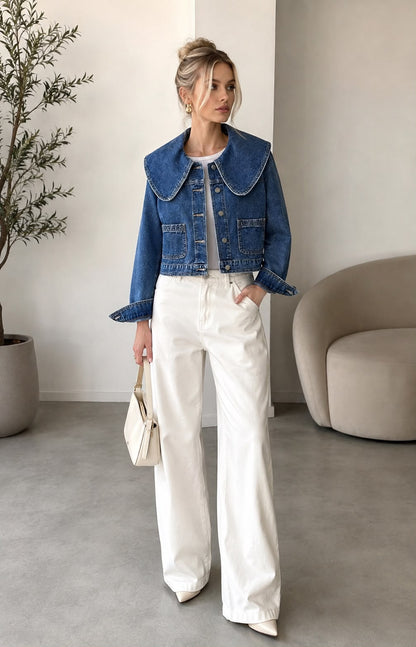 Chaqueta vaquera corta
