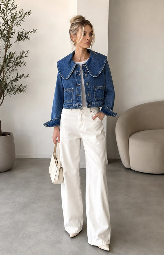 Chaqueta vaquera corta