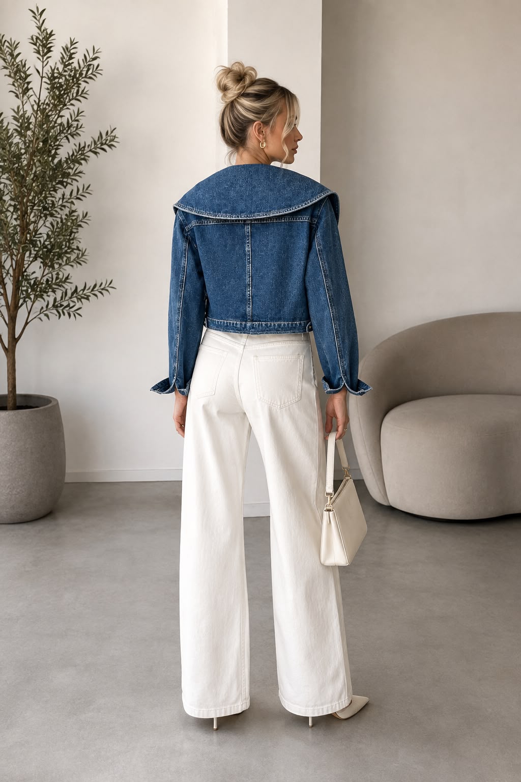 Chaqueta vaquera corta