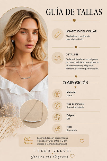 Collar escultural de diseño