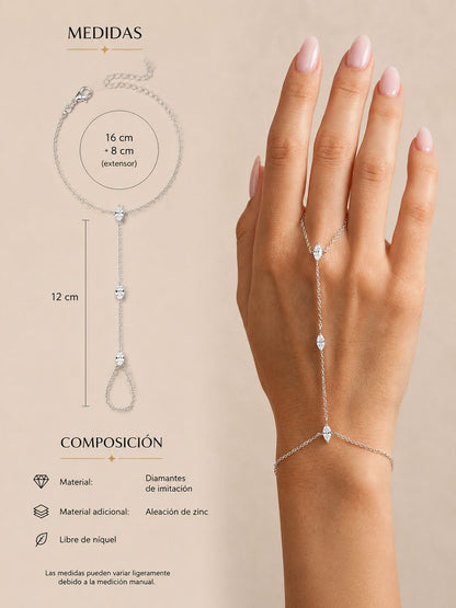 Pulsera joya de mano